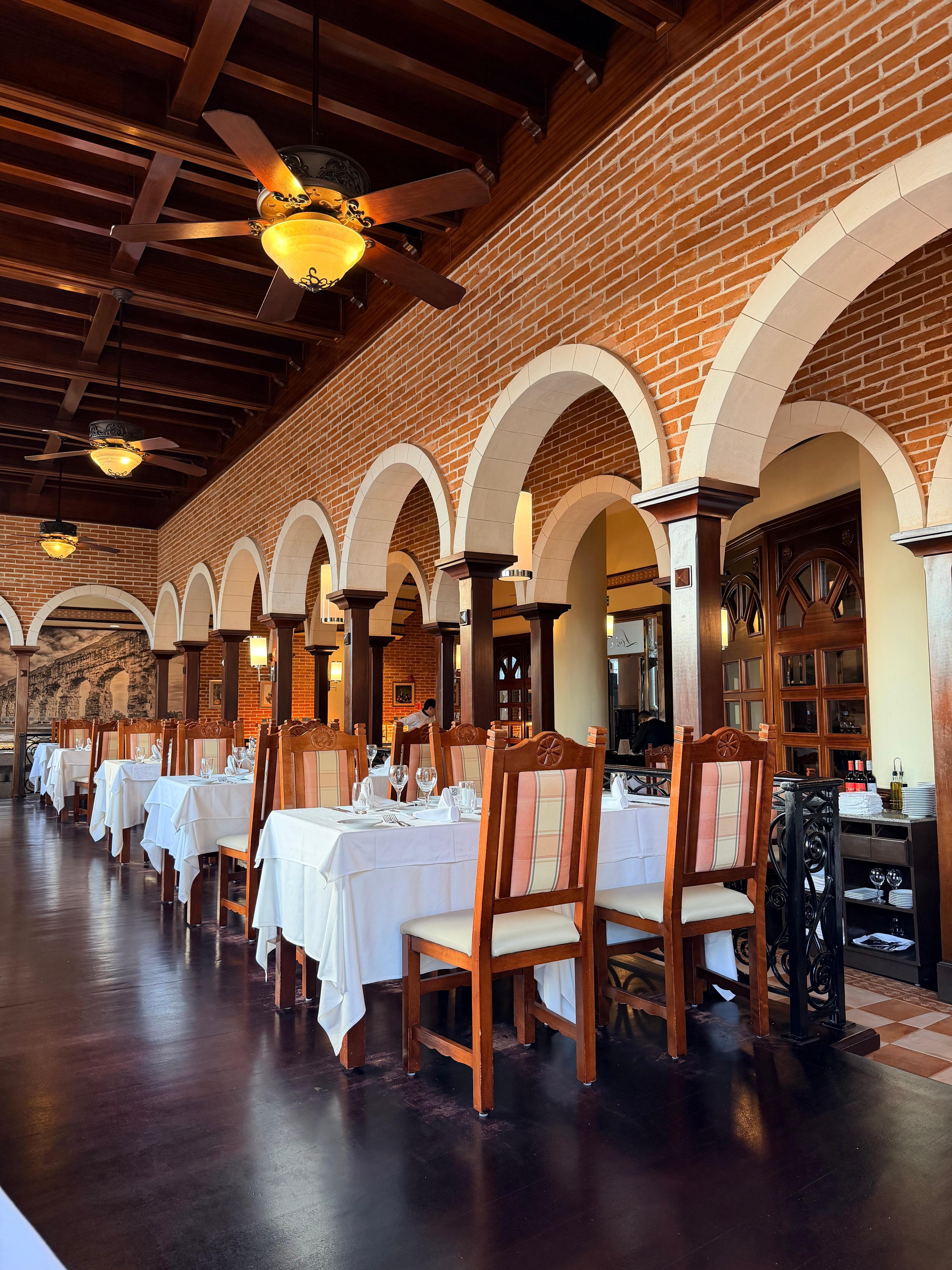 The Italiano restaurant. Open for dinner as of 5 pm. Fresh food. 