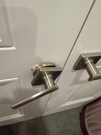 Broken closet handle