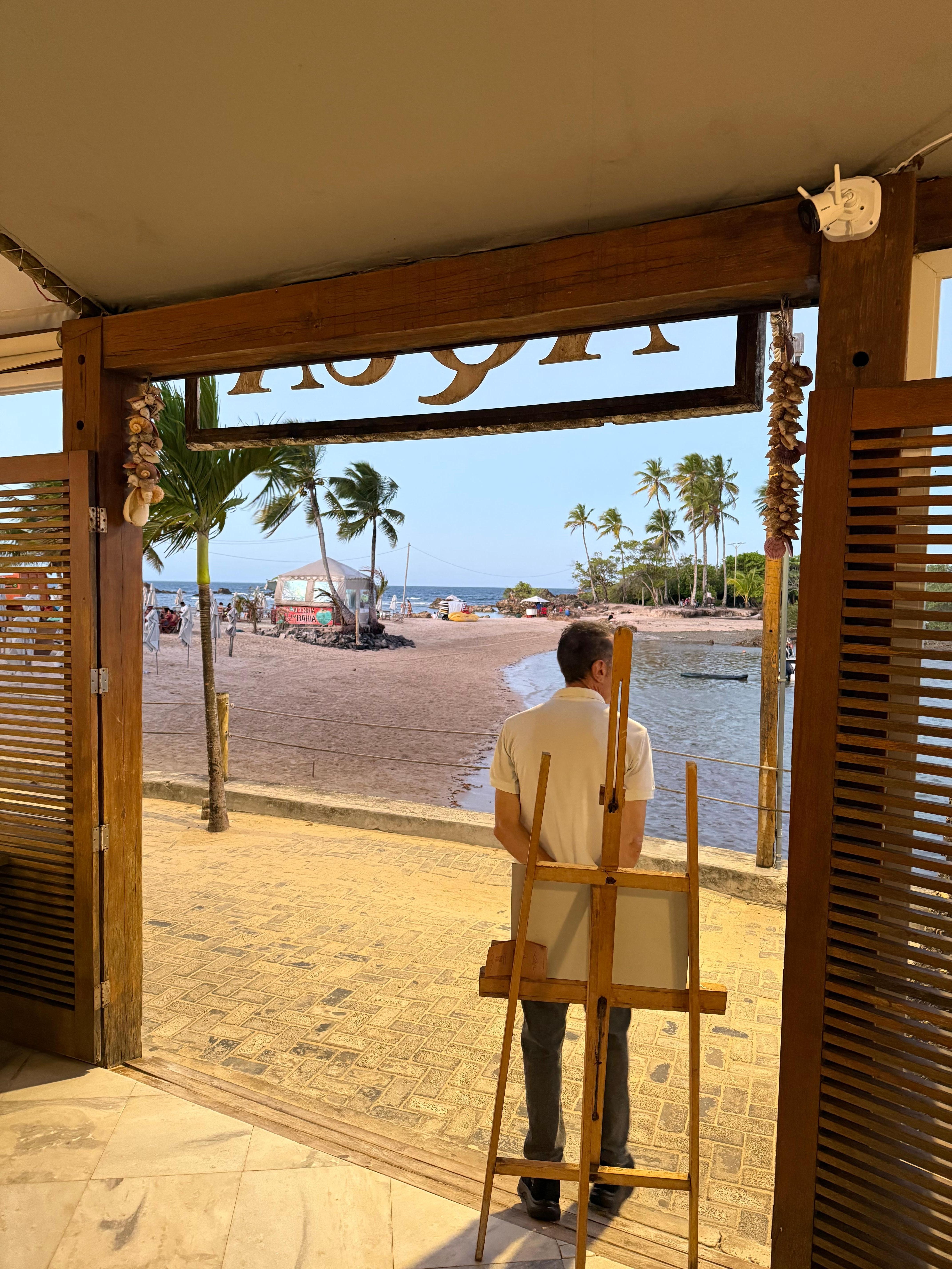 Main entrance looking at nearest beach