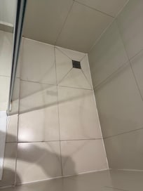 Hard water stains in shower