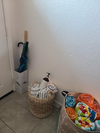 Dog and beach towels for guest
