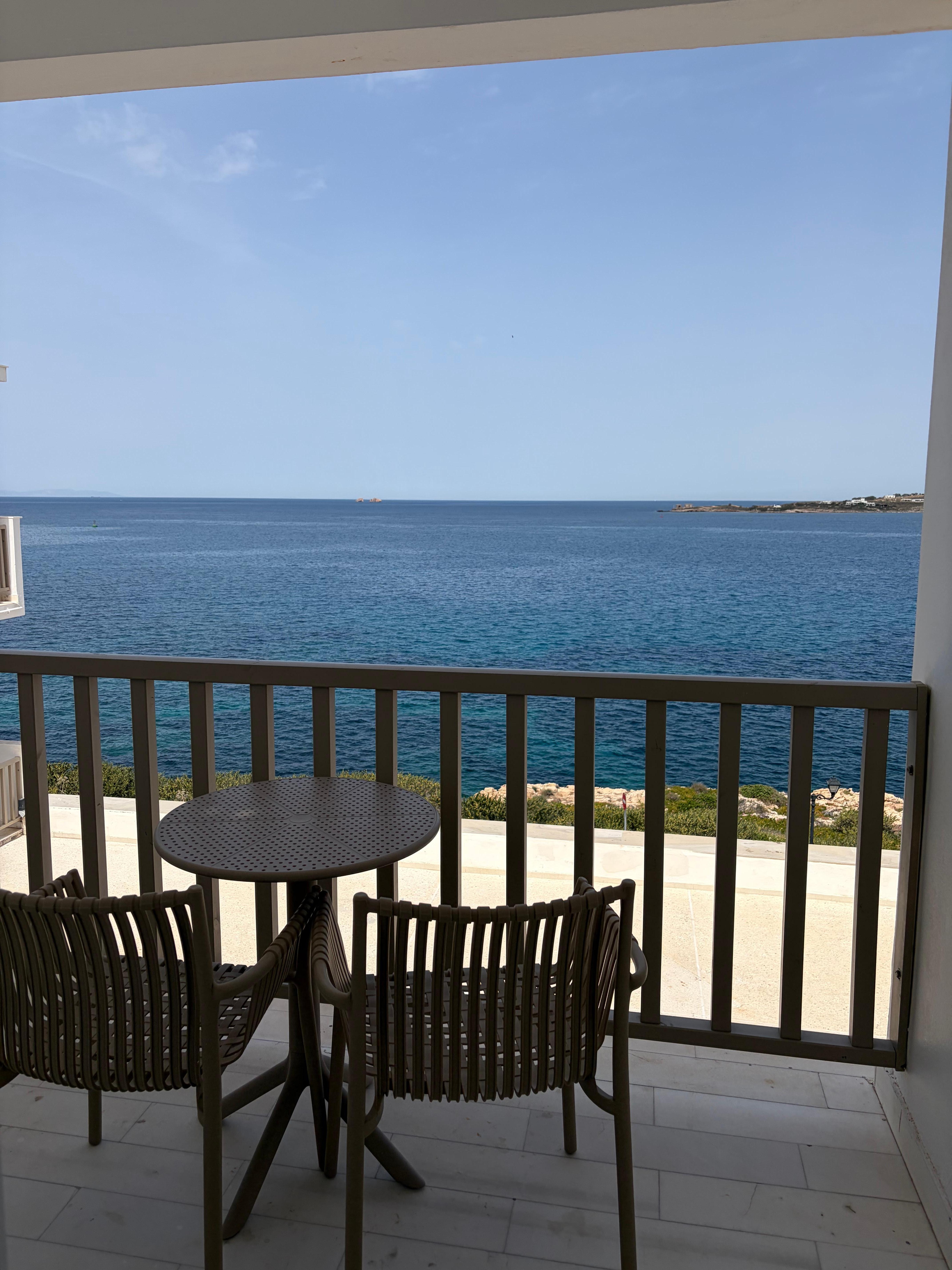 The view from our balcony