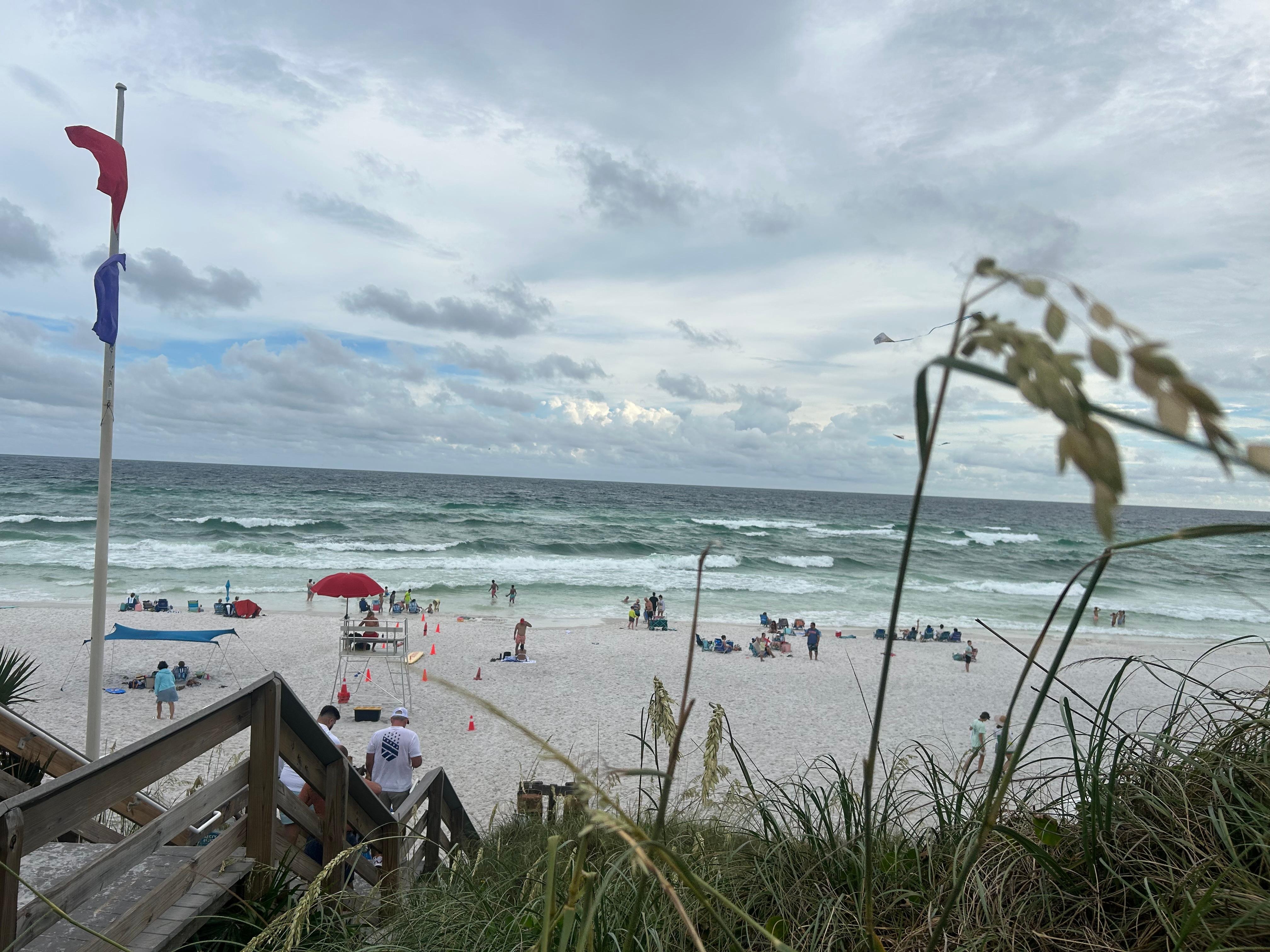 Beach access Near by, half mile-ish, always went on golf cart, which was also wonderful!