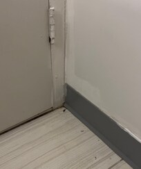 Bathroom Floors not swept and mopped