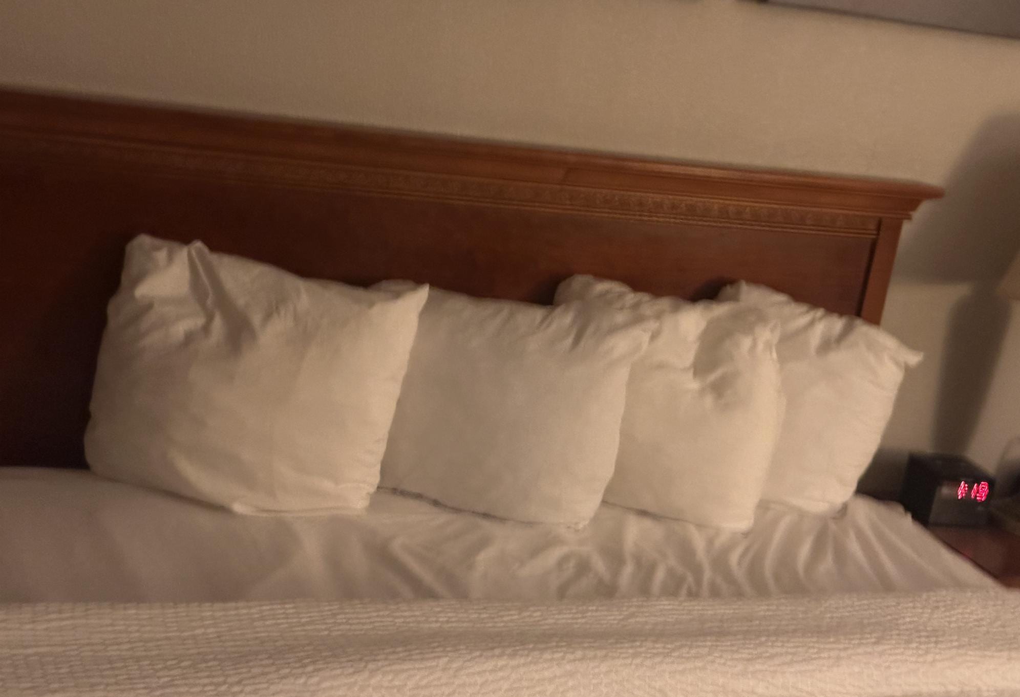Non-standard pillows.
