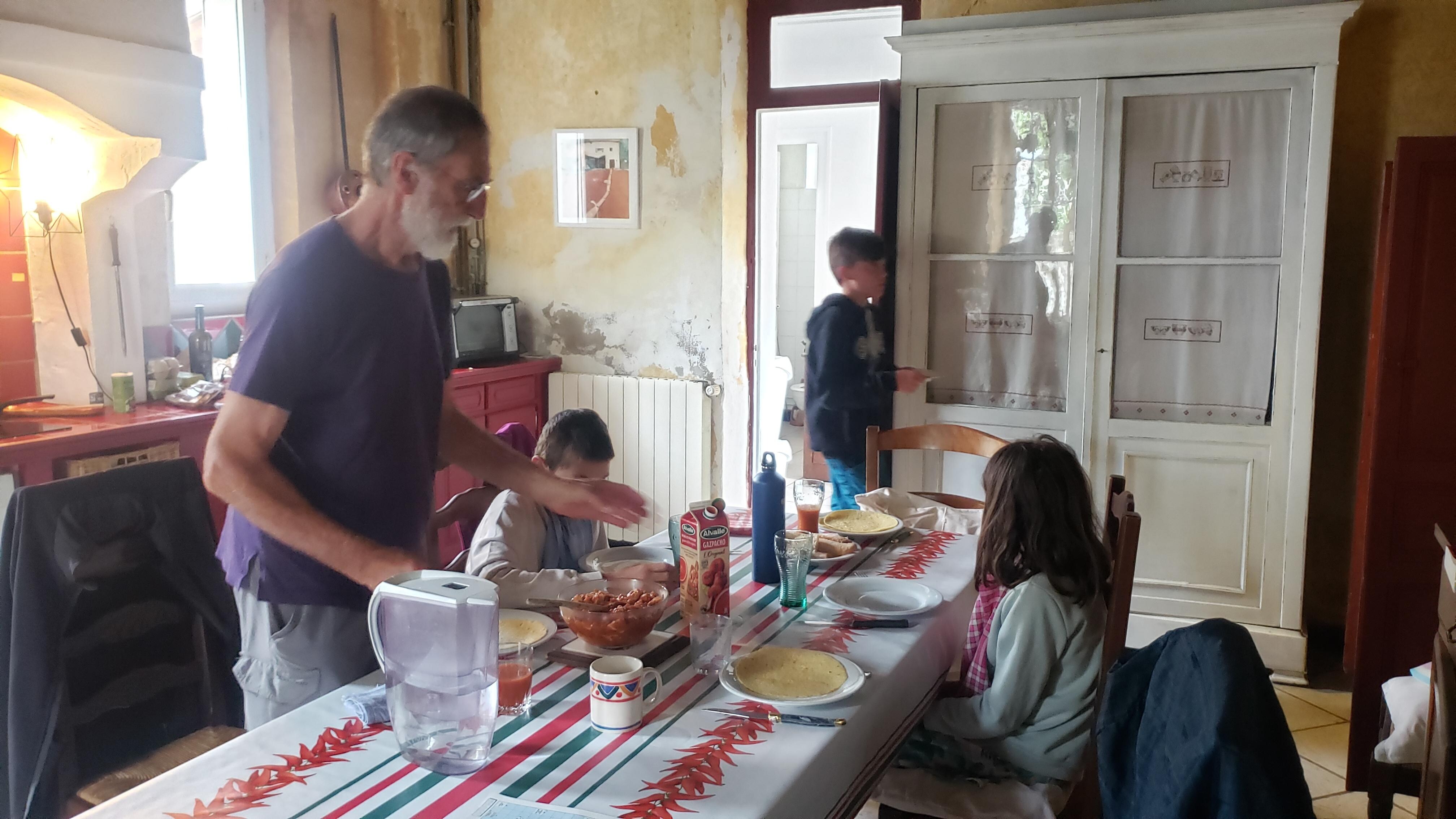 Grande table cuisine salle à manger 