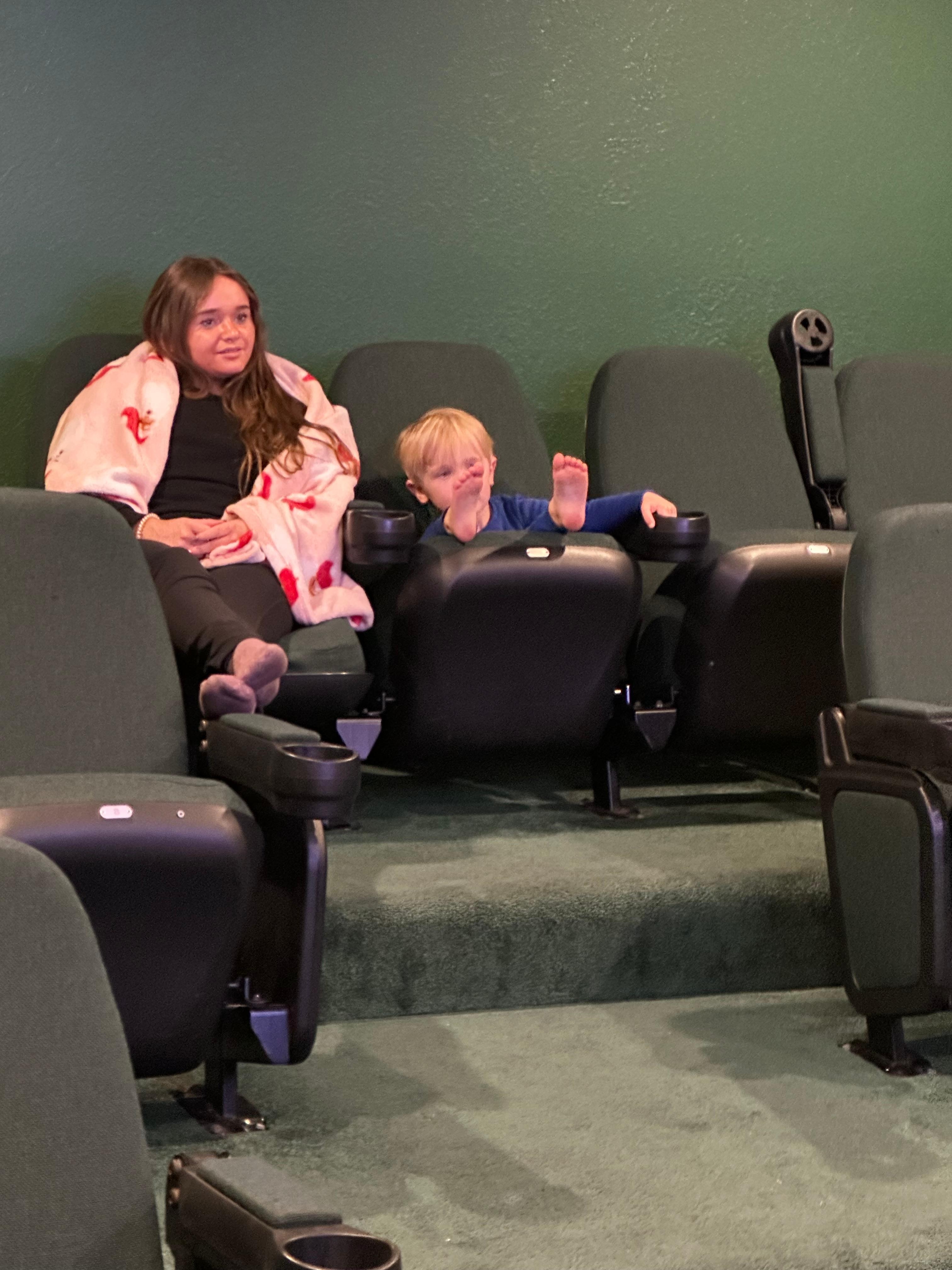 Loved the Theatre!! Watching Football!!