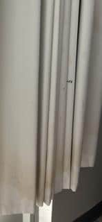 how dirty the curtains were and they said this room was renovated and was a "newer" room