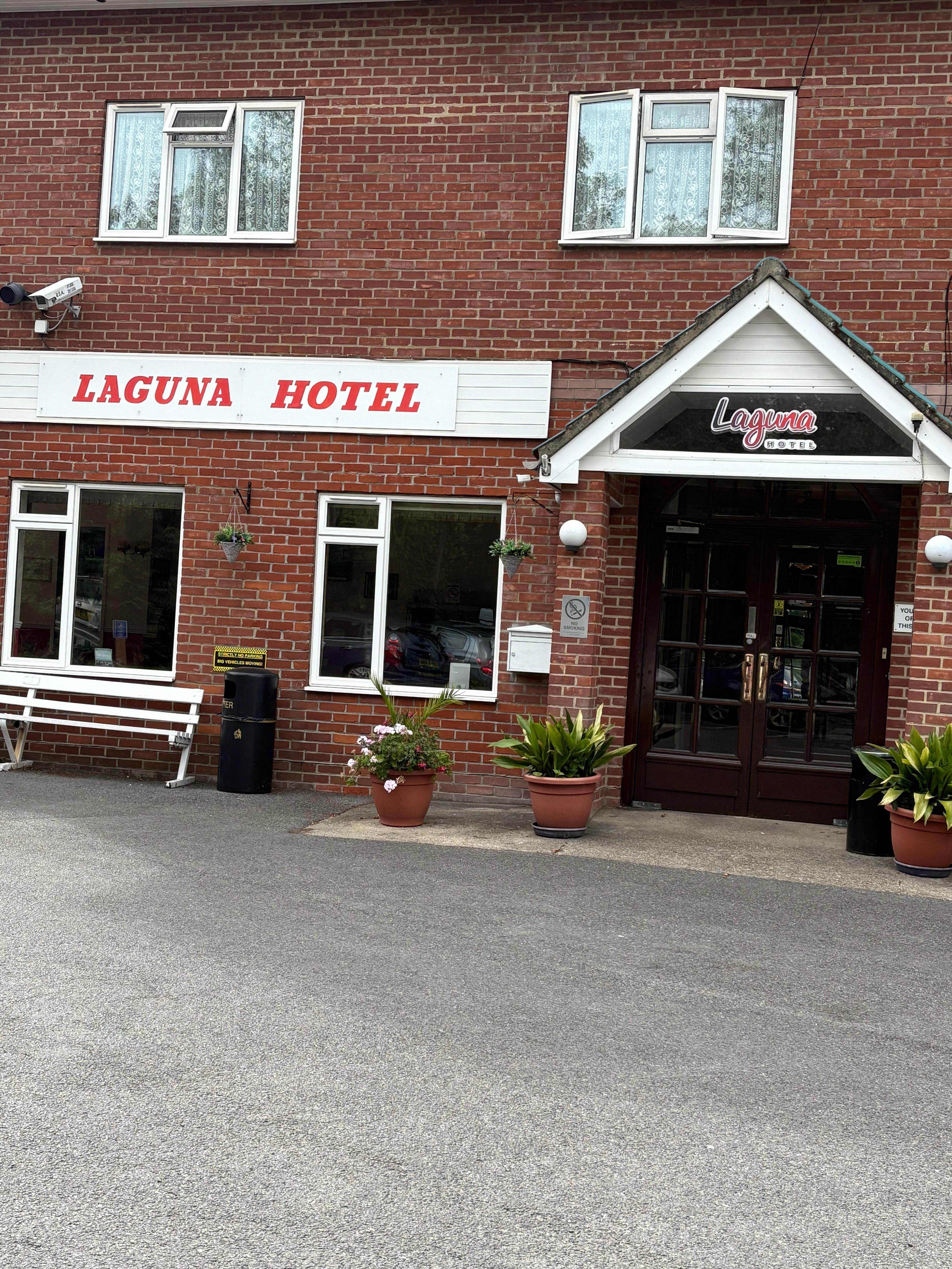 Front of the Hotel.