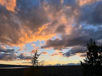 Sunset from the back porch
