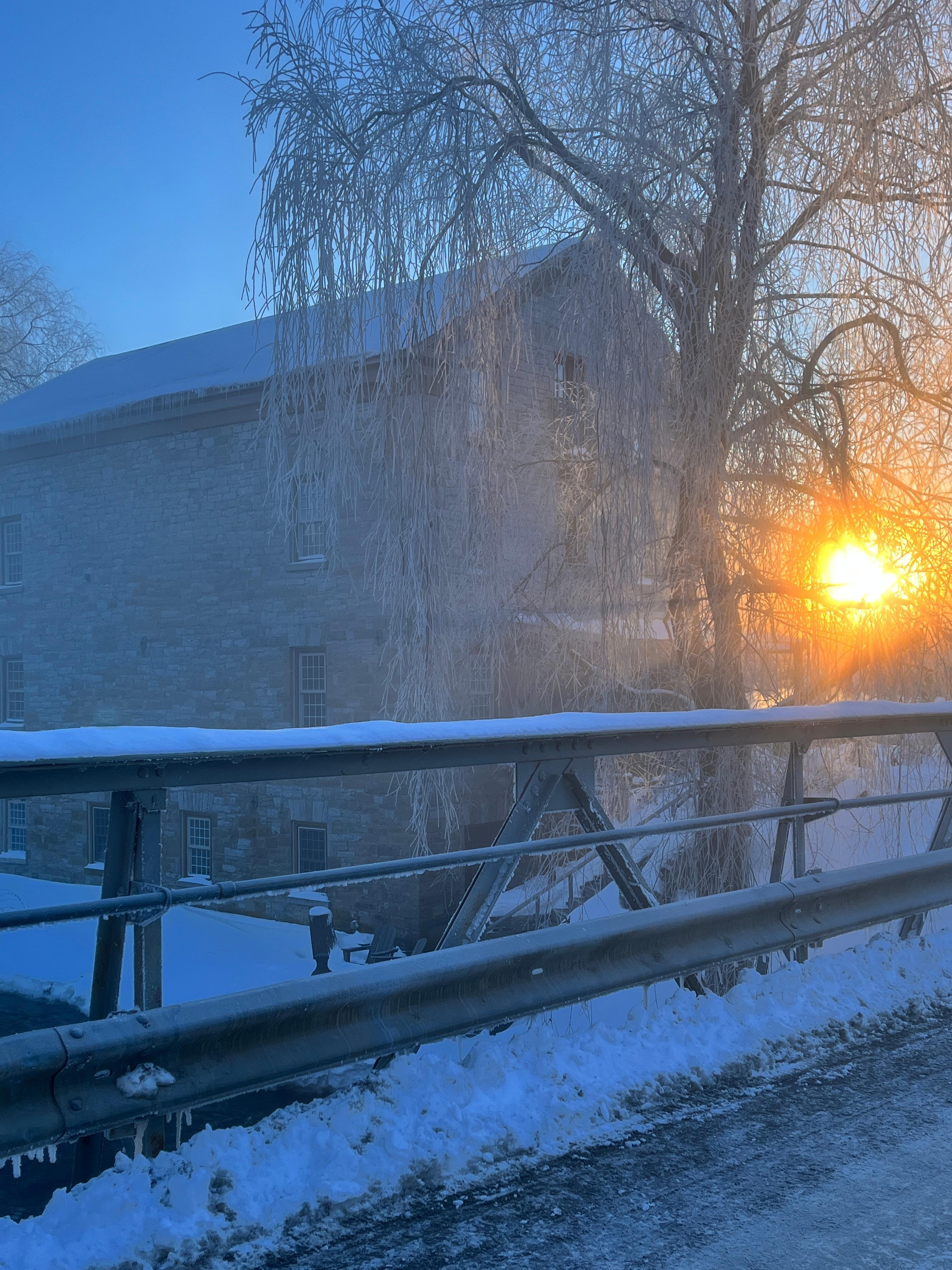 Sunrise at the mill