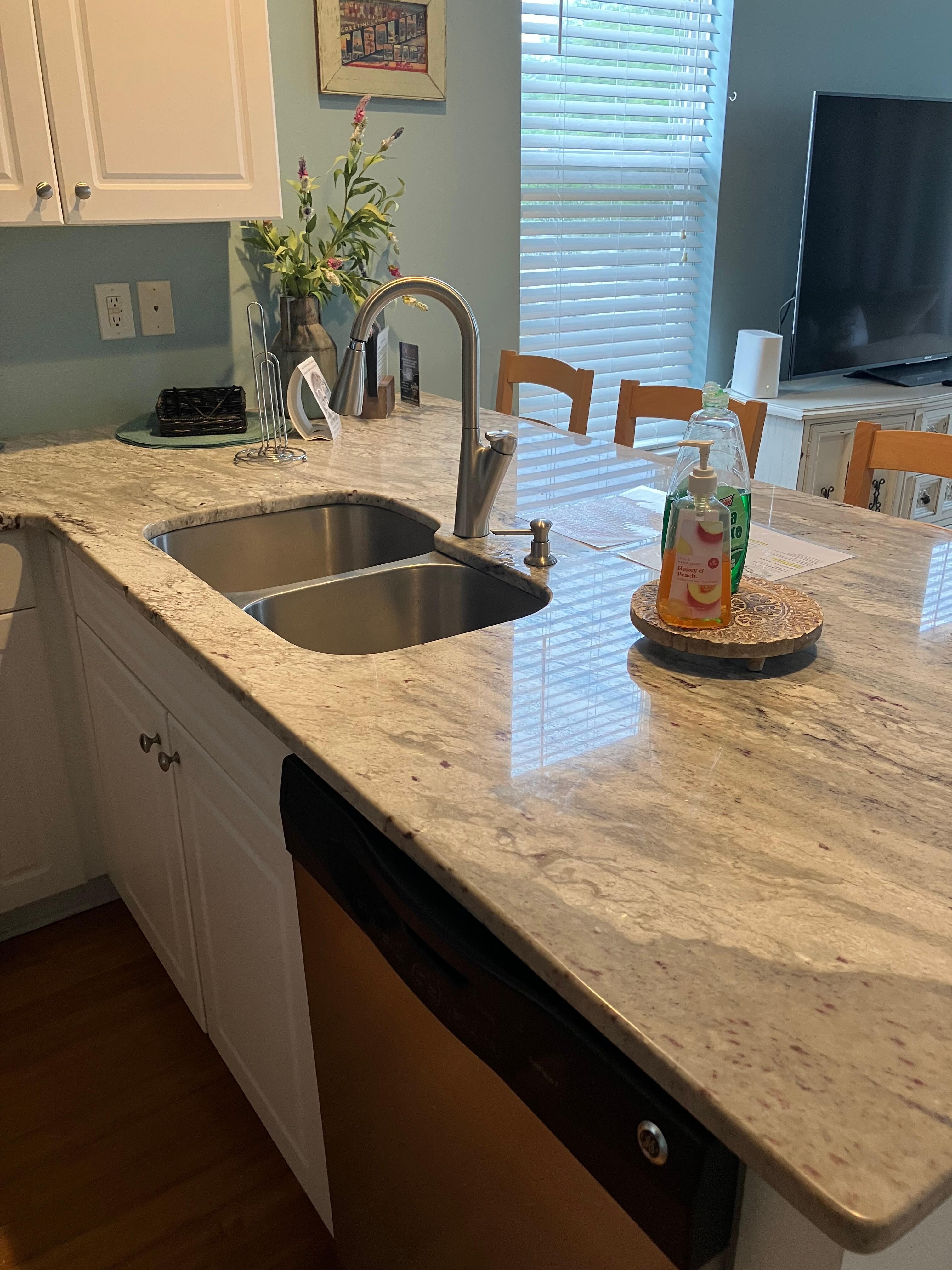 Kitchen off from living area