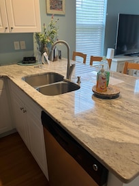 Kitchen off from living area