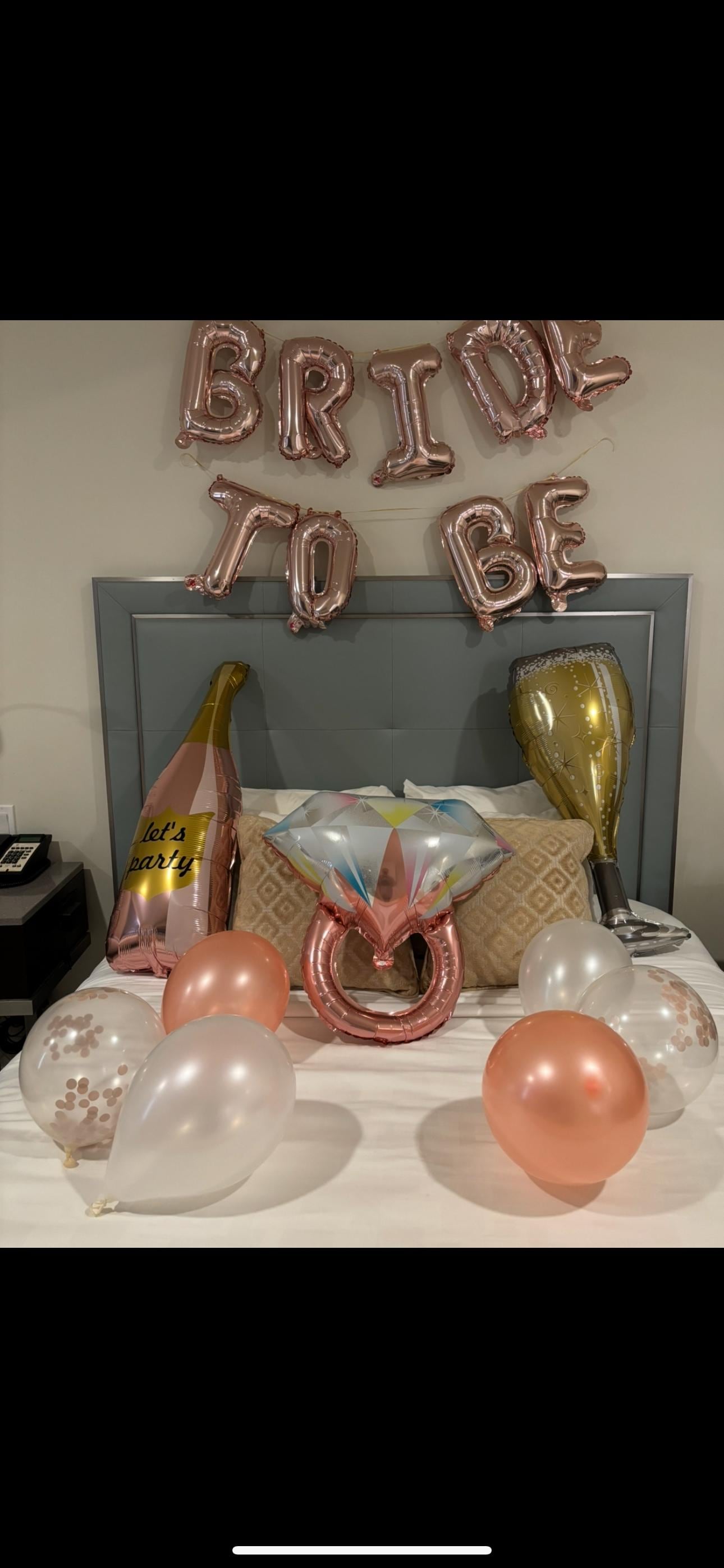 We decorated the bed area