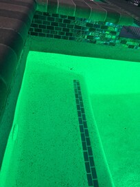 Hot tub half empty and in operable