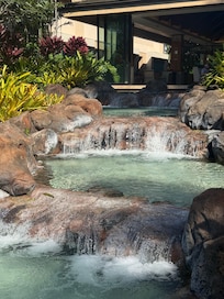 The walk to our room