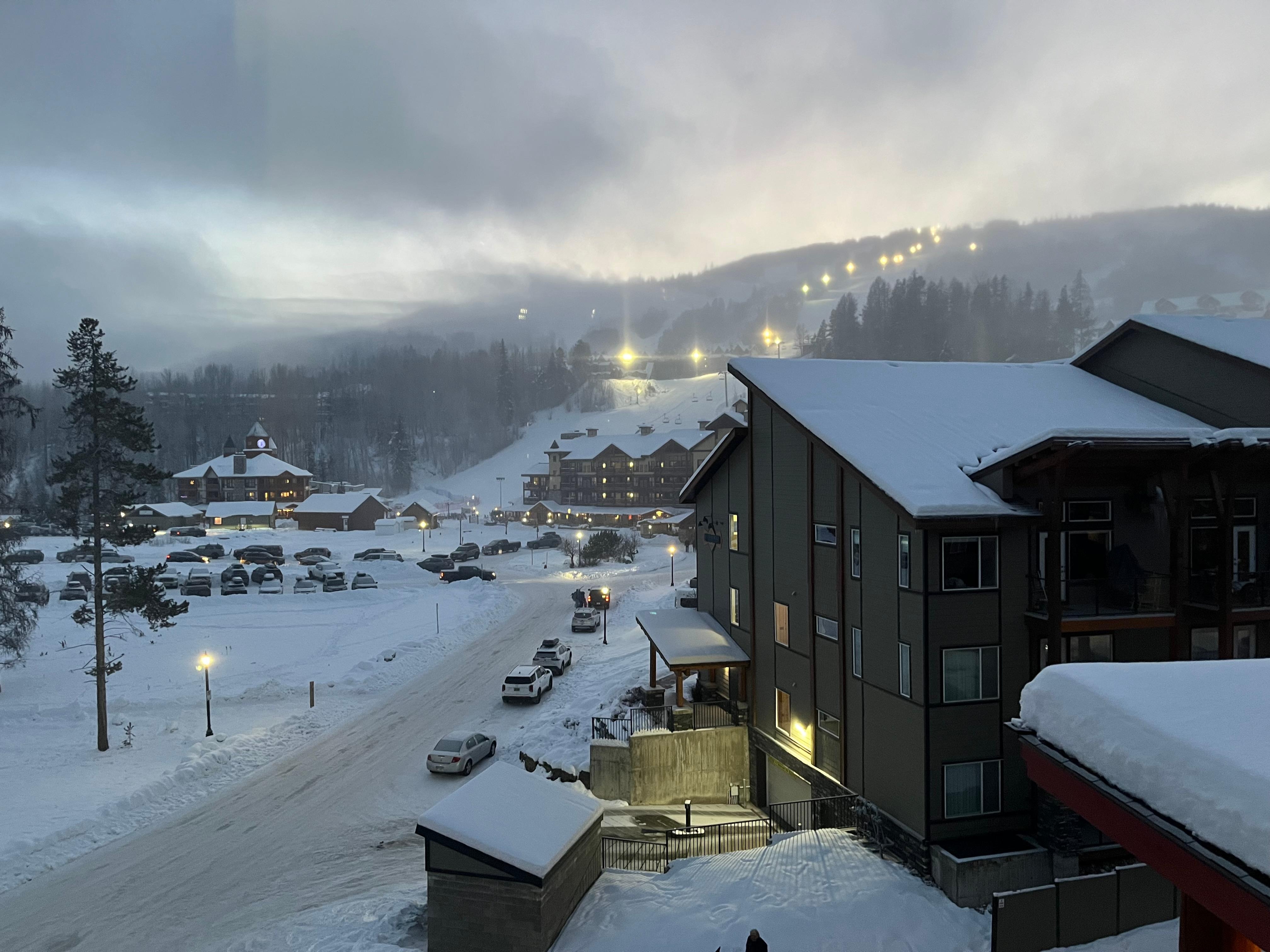 Afternoon view of Kimberley resort from the loft