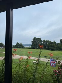 Beautiful view from the porch swing!
