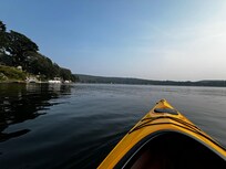Kayaking on Copake Lake