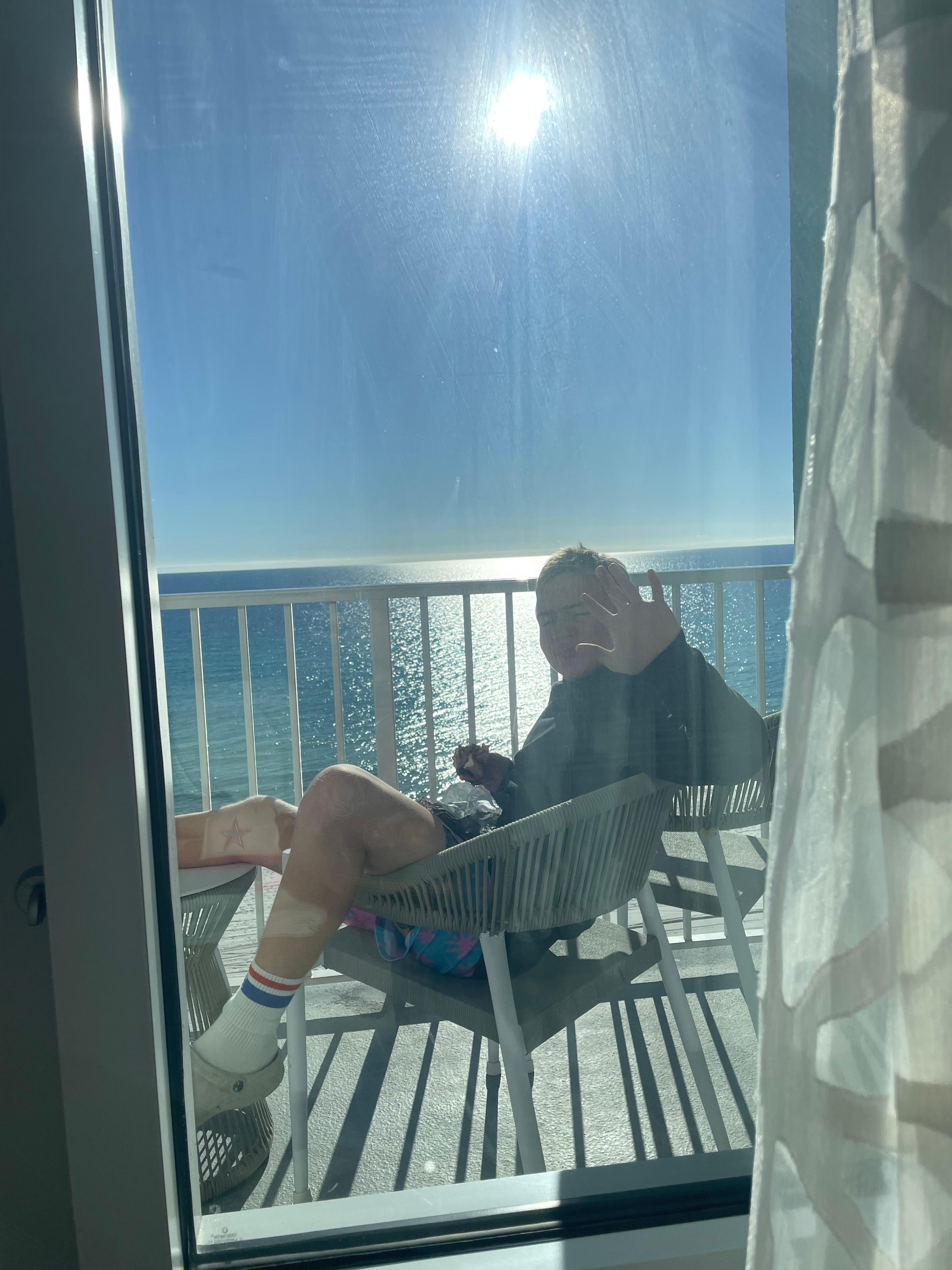 Balcony time isn’t just for Adults 😉