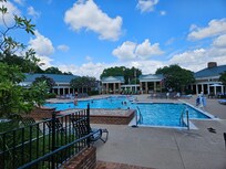 View of the pool from the bar cabana.
