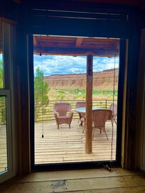 View from the living room couch