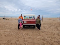 Riding in the dunes.
