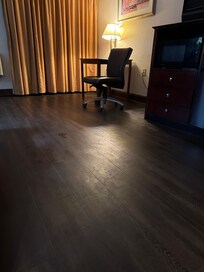 Floor conditions, terrible cleaning