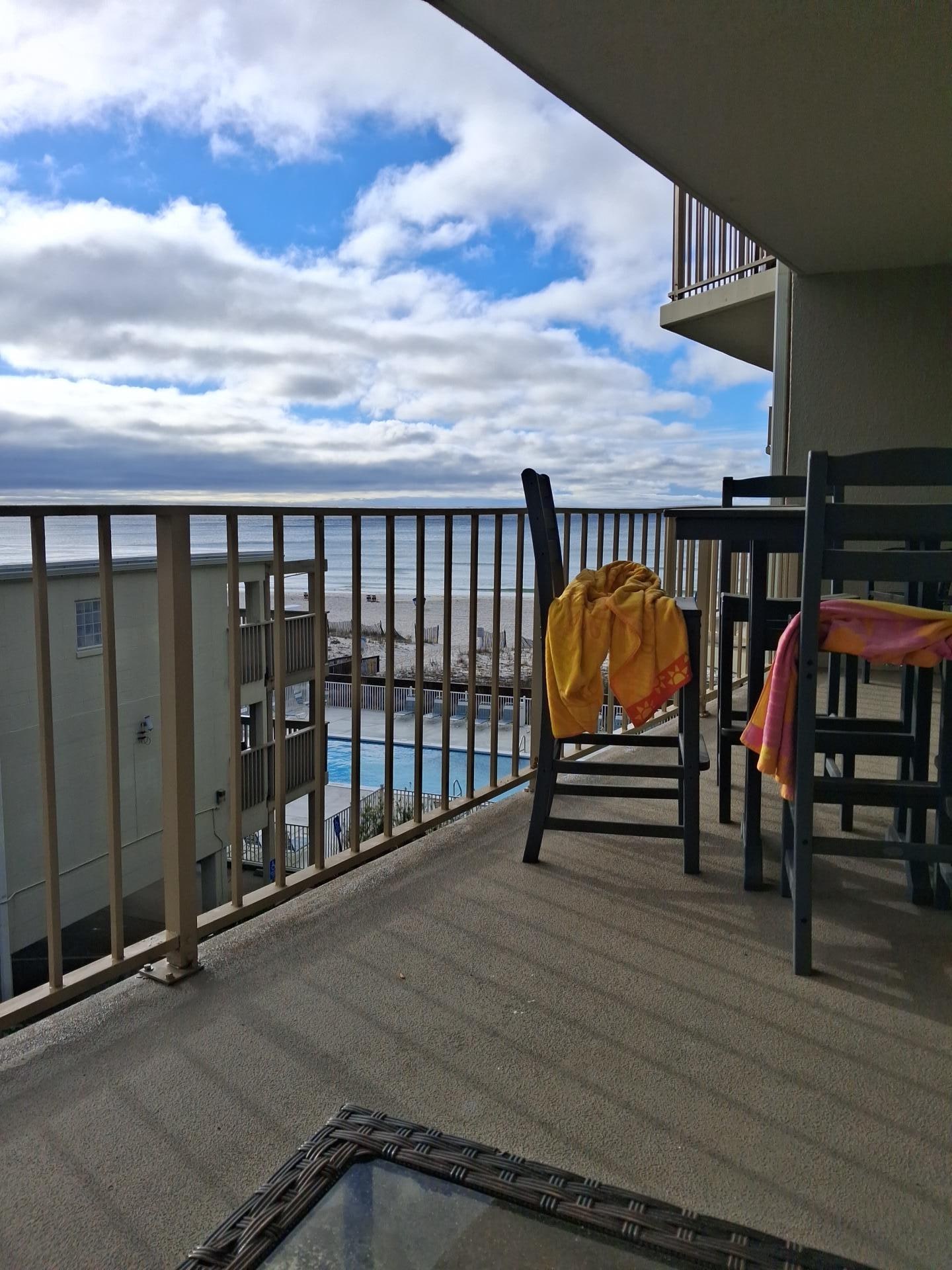 Balcony of the unit. 
