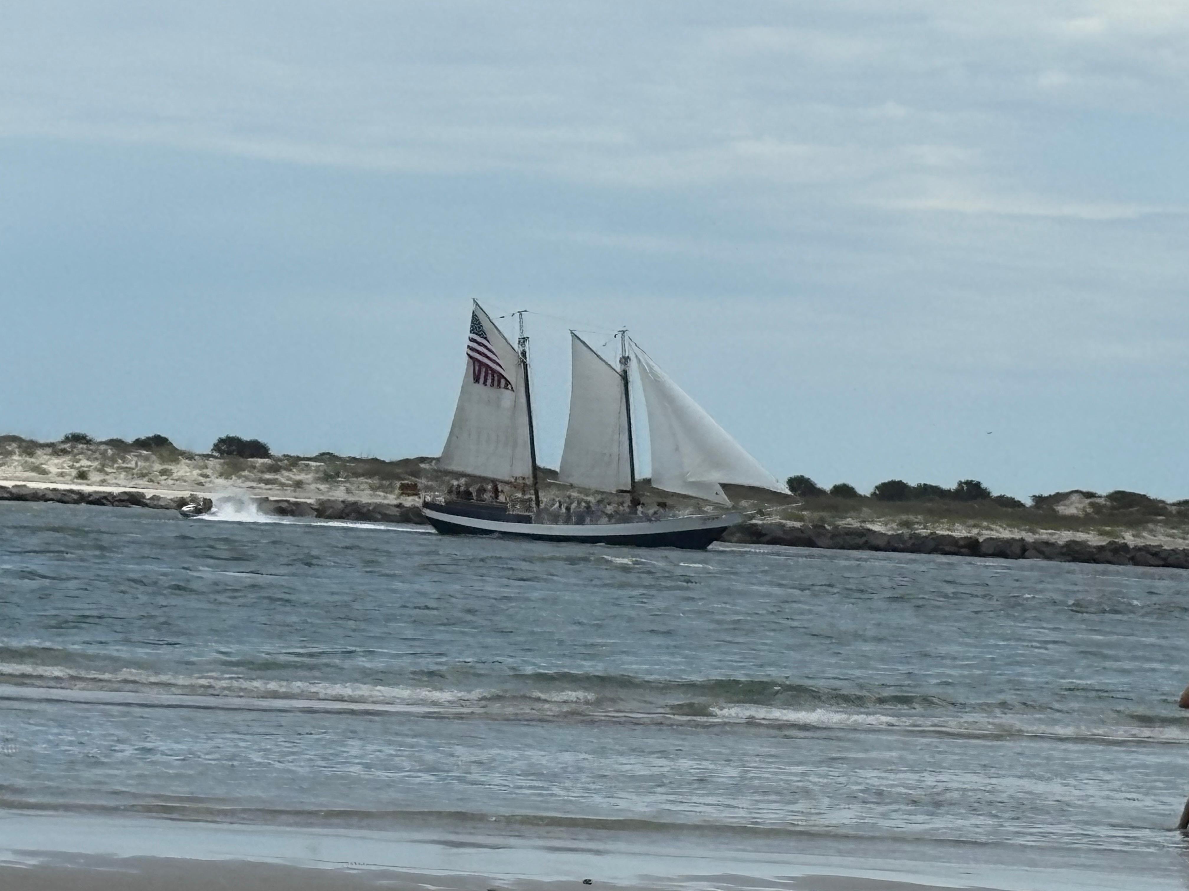 From the beach