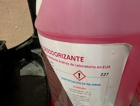 Chemical left in room