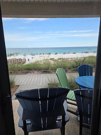View out of the back door