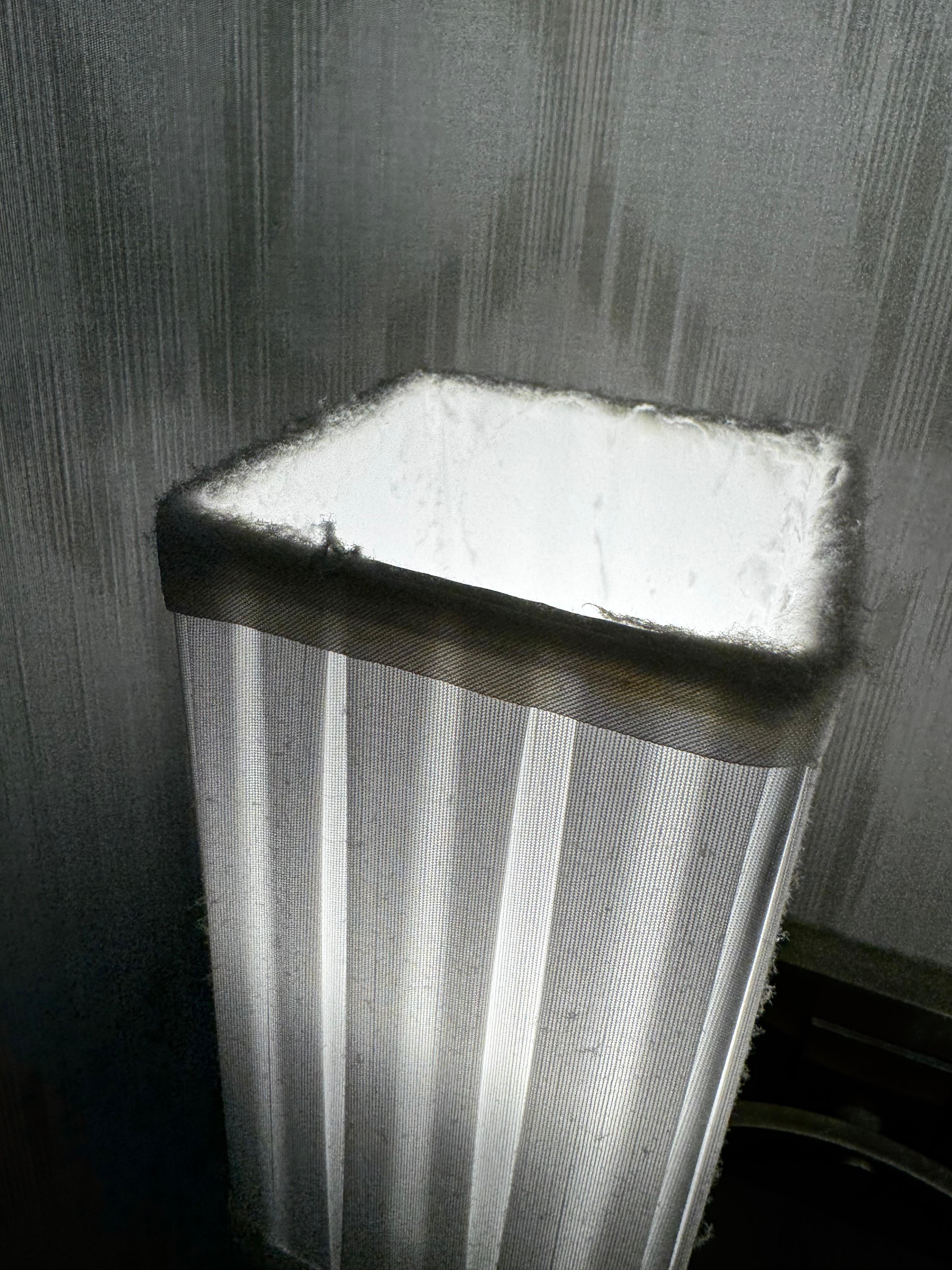 Bathroom lamps dusty