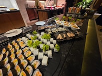 クラブラウンジの食事もじゅうじつしておりました。