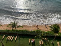 View looking down from the balcony