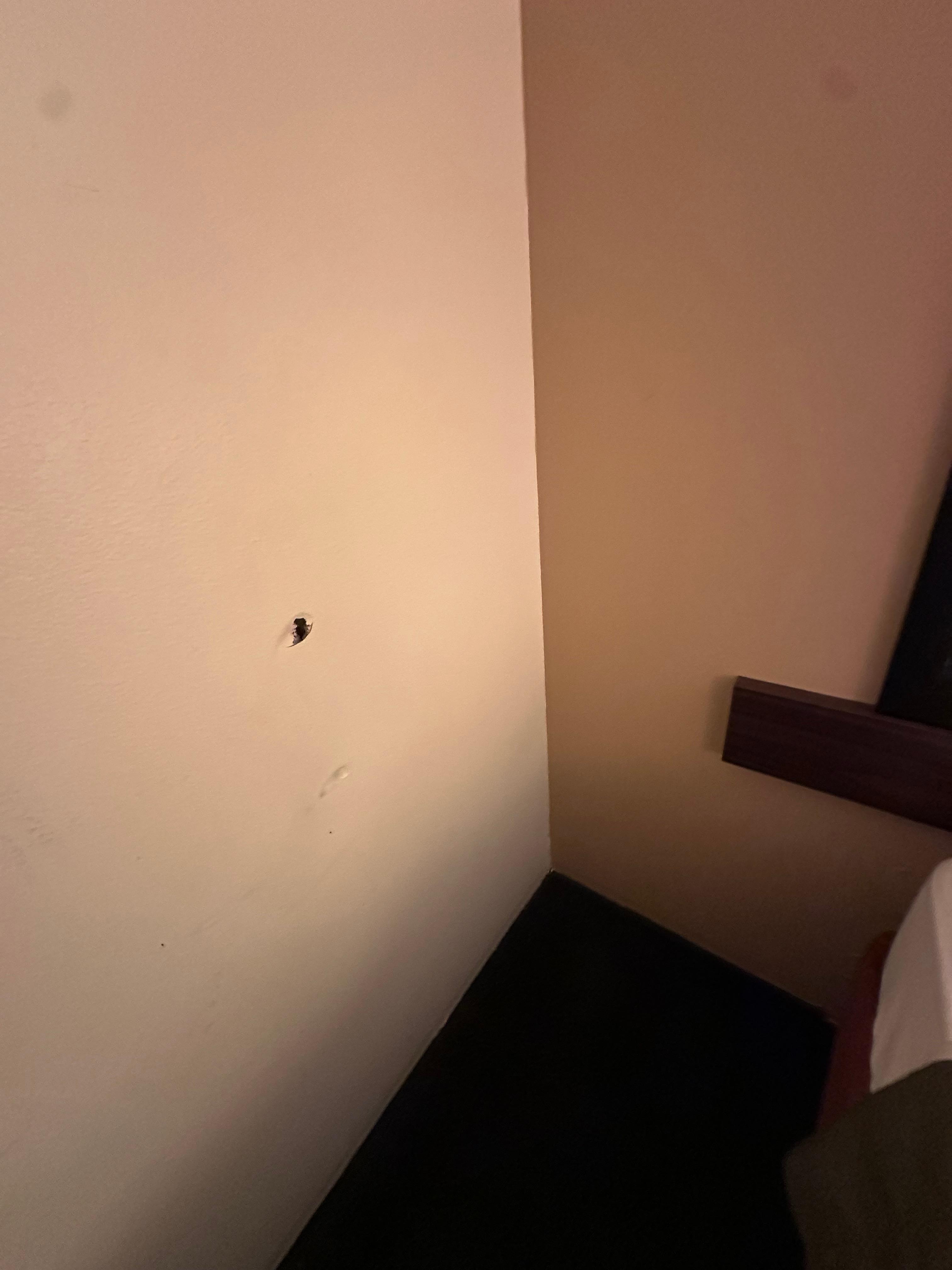 Random hole in wall