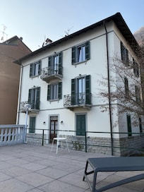 Cool lights at night all over town.