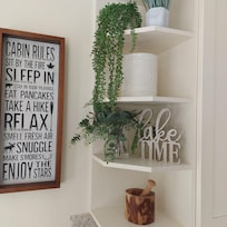 Tasteful decor...