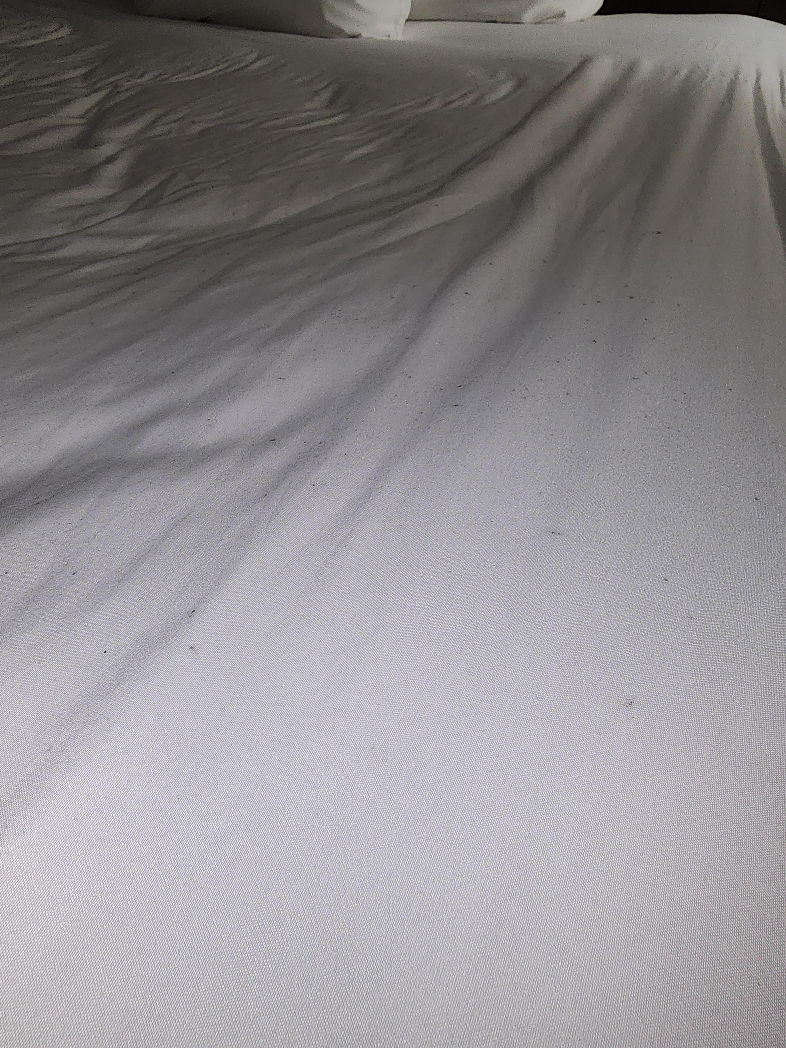 Black stains on sheets