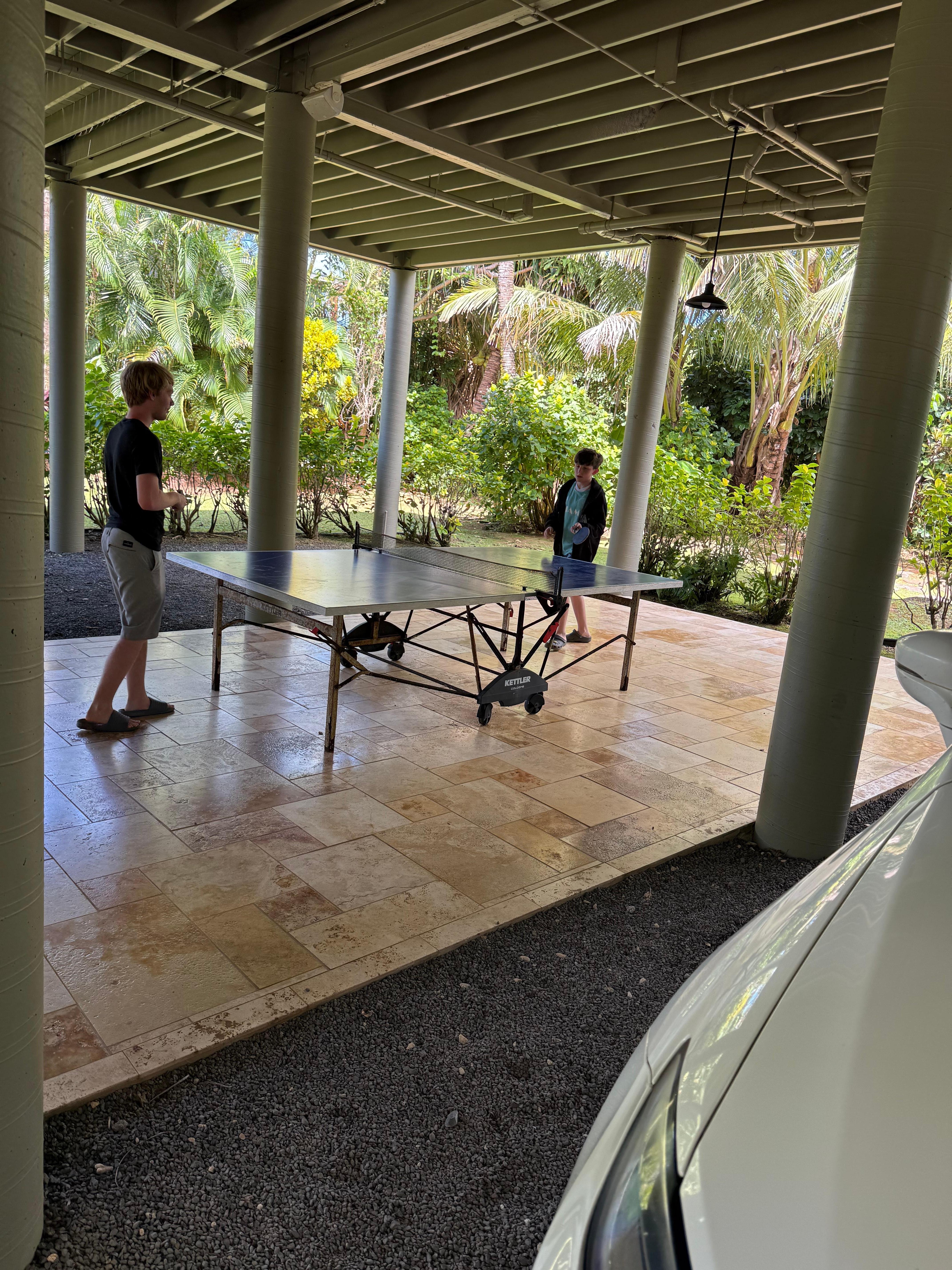 Hale Hina ping pong on lower level