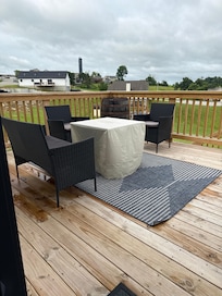 Great entertainment space on the deck to unwind and share great stories!