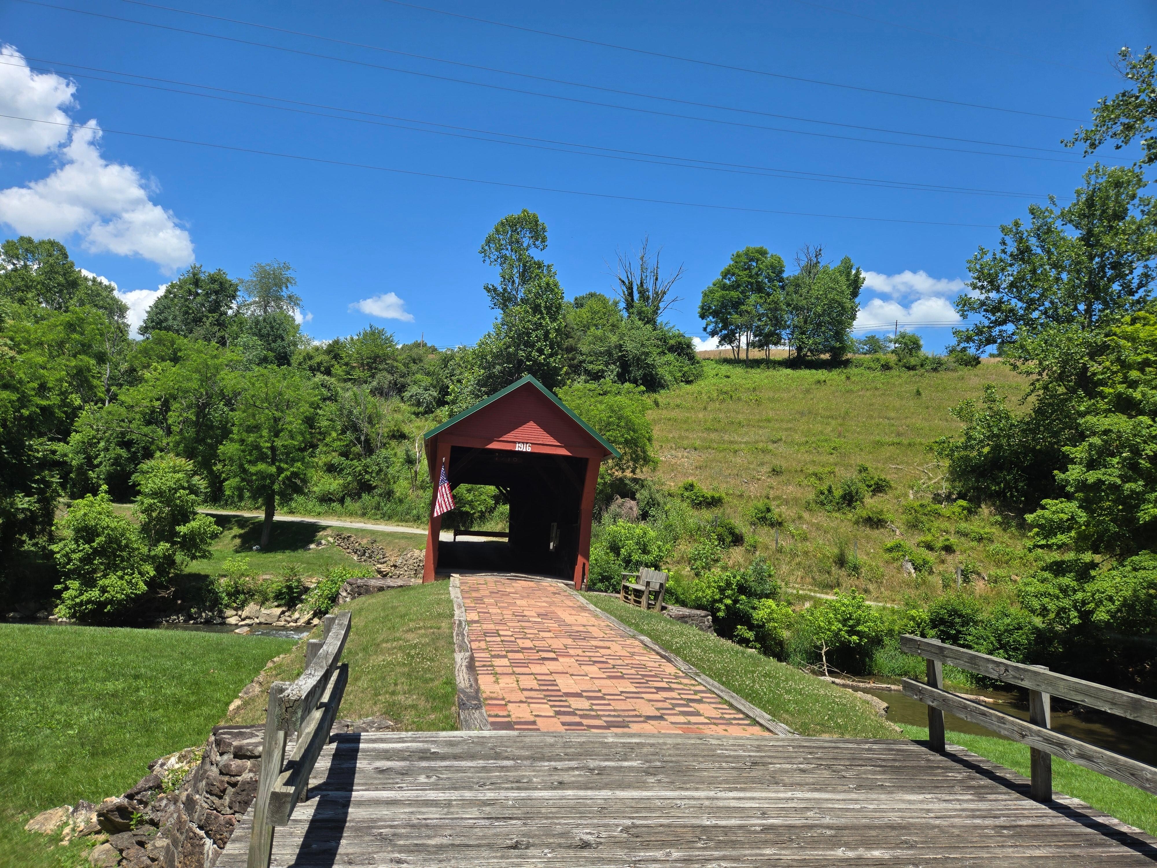 Local covered bridge.