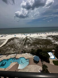 View straight out from balcony