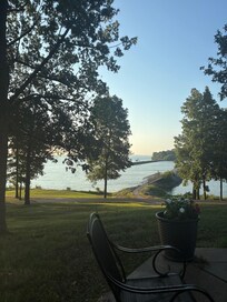 Morning view from resort patio