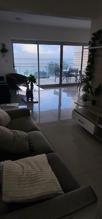 View from the TV sitting area.