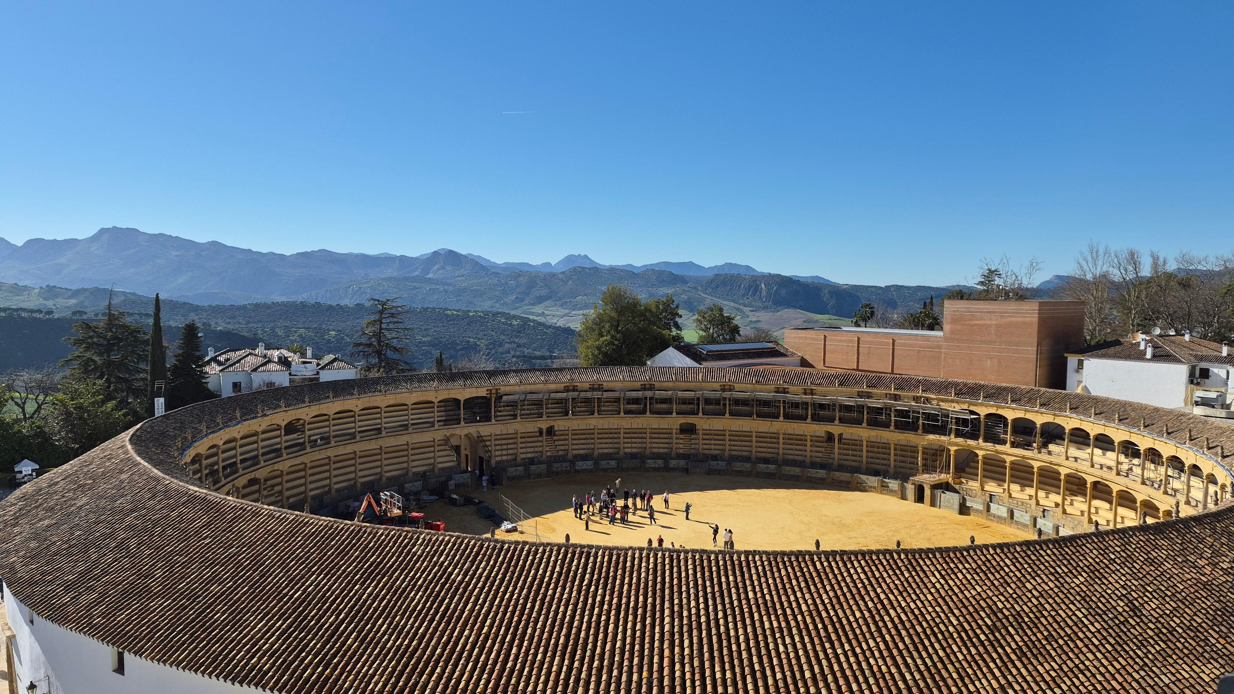 View from the roof top bar