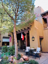 Classical desert structure so beautiful with balconies overlooking courtyard