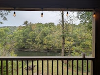 View from the back porch