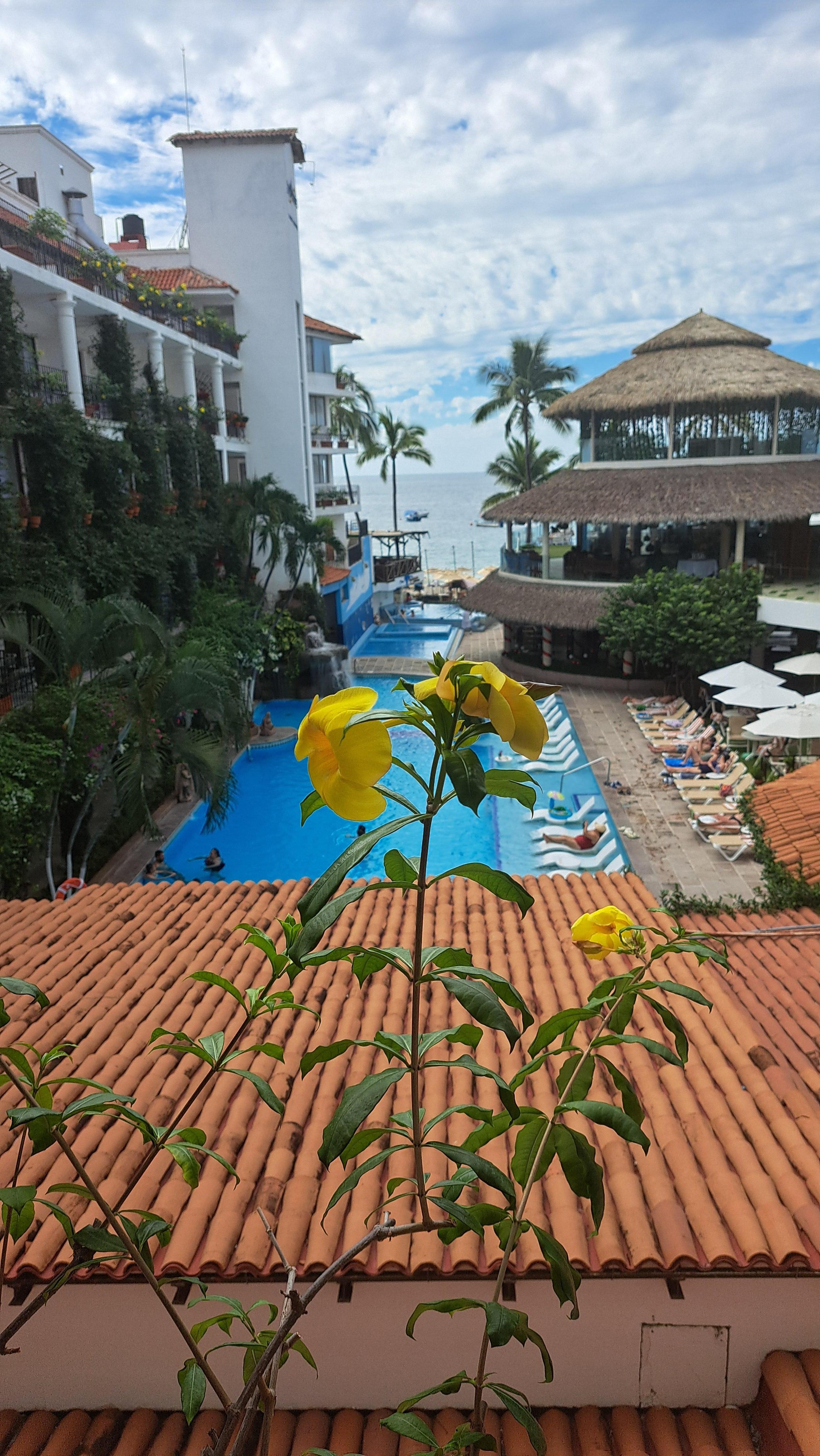 View from our balcony 