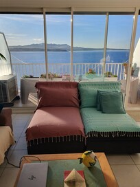 Sicht aus dem Wohnzimmer